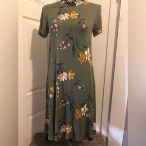 OldNavy Dress , Army Green Floral